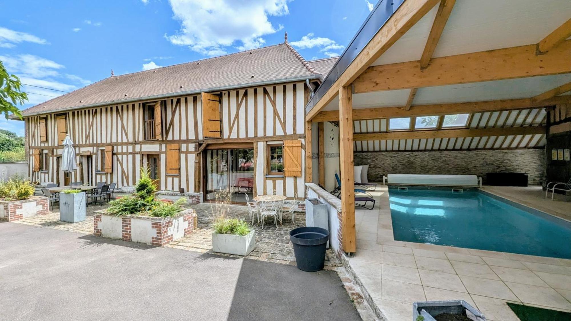 Maison Calme 14 Personnes, Piscine, Jardin Et Parking Buchères Kültér fotó