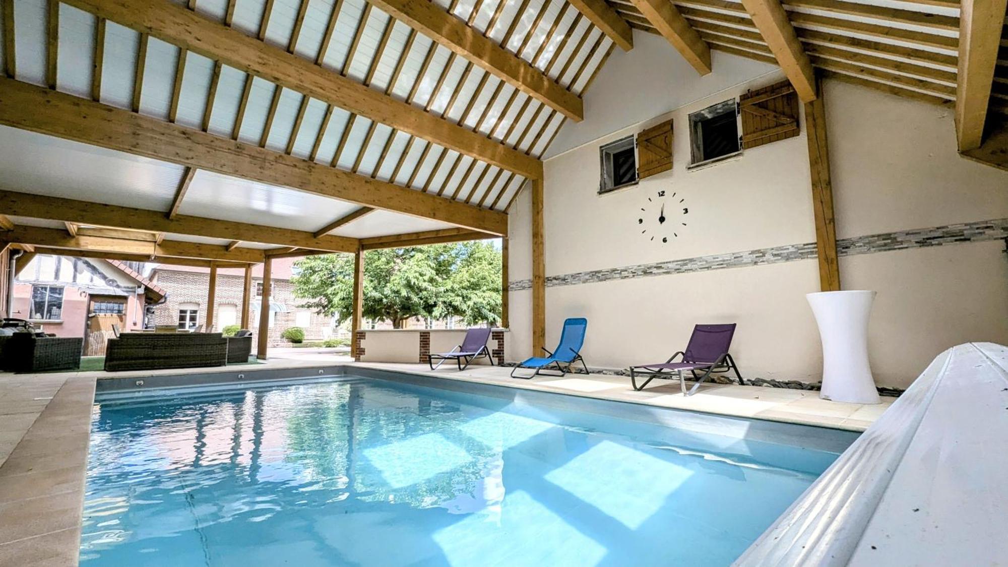 Maison Calme 14 Personnes, Piscine, Jardin Et Parking Buchères Kültér fotó